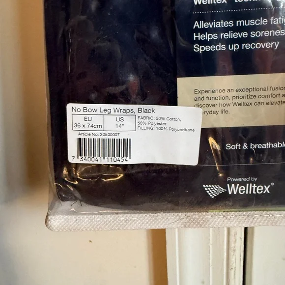 No Bow Leg Wraps - Black - Picture 2 of 2